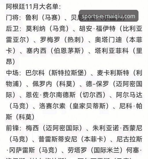 阿根廷世界杯前折损锋线新星：买球网平台赛事深度分析指南